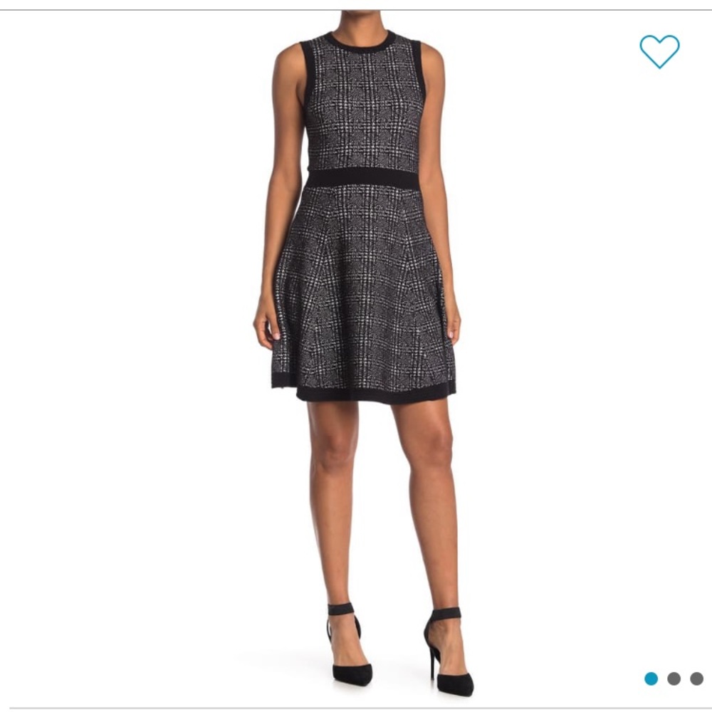 Kate Spade New York Mod Plaid Sweater Dress